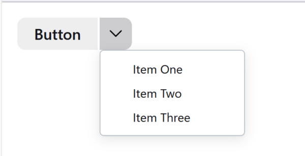 Split button component